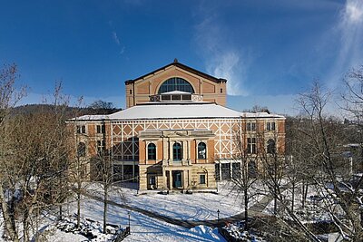 Luftbild Festspielhaus Bayreuth