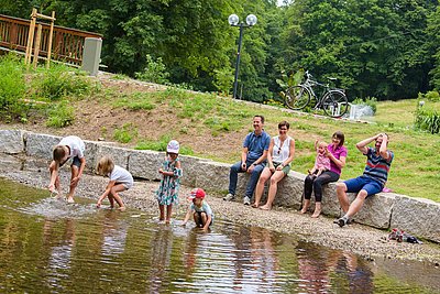 Freizeit im Fichtelgebirge Kurpark Bad Berneck